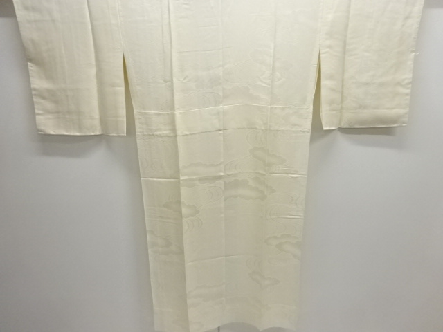 JAPANESE KIMONO / HITOE JUBAN / WOVEN STREAM WATER & CLOUD 